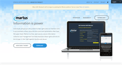 Desktop Screenshot of martus.org