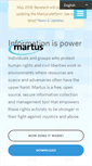 Mobile Screenshot of martus.org